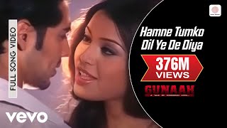 Hamne Tumko Dil Ye De Diya Full Video  GunaahDino BipashaAlka YagnikBabul Supriyo [upl. by Keavy]