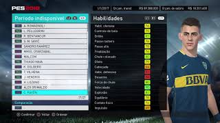 PES 2018  OS MELHORES JOVENS TALENTOS PARA MASTER LEAGUE [upl. by Aldos]