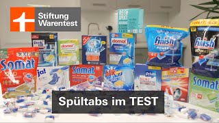 Test Spülmaschinentabs 2023 Diese Geschirrspültabs enttäuschen im Test Stiftung Warentest [upl. by Doty]