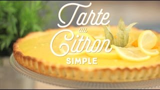 Tarte au citron extra simple  CuisineAZ [upl. by Relyuhcs]