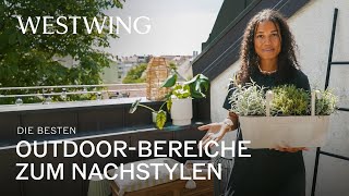 Terrasse modern dekorieren und Balkon gestalten  Die besten Garten amp Balkon Ideen  Howto [upl. by Enneiluj]