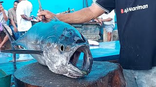 Amazing Skills of cutting tuna at Puri Bridge Fish Market Live 07 Nov 24 [upl. by Anatnahs715]