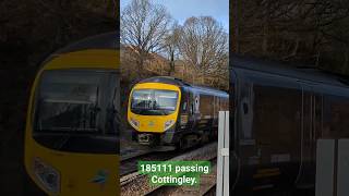 185111 passing Cottingley at speed [upl. by Nidraj]