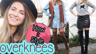 How2Style Overknees I ooobacht [upl. by Leiva]