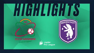 SV Zulte Waregem  K Beerschot VA hoogtepunten [upl. by Coop]