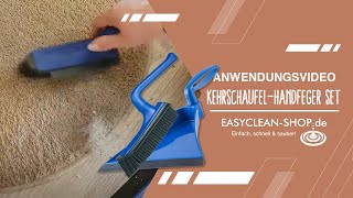 Hundematte abkehren mit dem EASYCLEAN KehrschaufelHandfegerSet [upl. by Pages]