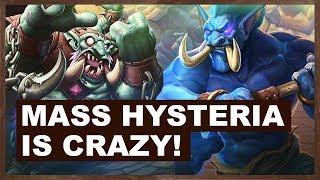 Mass Hysteria Is Crazy  Rastakhan’s Rumble  Hearthstone [upl. by Goto575]