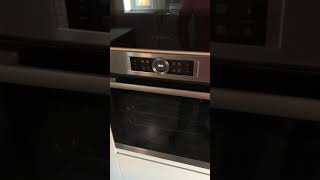 Changing the time on a Bosch series 8 oven [upl. by Onaireves]