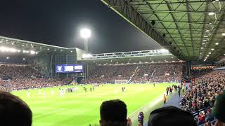 West Brom fans sing The Liquidator v Villa [upl. by Ainod]