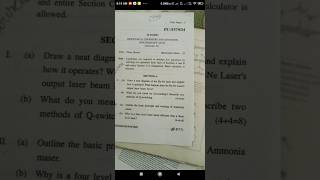 biophysical chemistry question paper 📜ytshorts chemistry scienceactivities [upl. by Masry]