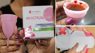 अब पीरियड्स में नहीं लेनी पड़ेगी पैड How to Use Menstrual Cup Sharing My Real Experience [upl. by Ettevram719]