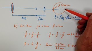 Austrittspupille Fernrohr Optikaufgabe 35 [upl. by Arahsak]