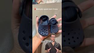 Porque o crocs encolhe 🤔 [upl. by Nueovas]