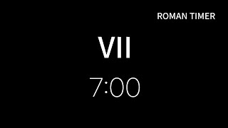 Roman 7 Minute Timer  Roman VII [upl. by Haberman627]