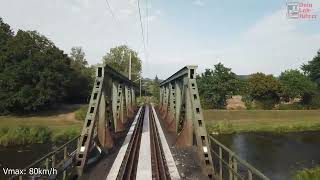 Führerstandsmitfahrt  Freiburg Hbf➡️Elzach  BreisgauSBahn S2  BR8442 [upl. by Newel]