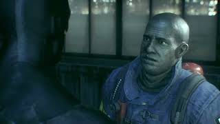 quotYou Will Not Be Sparedquot  Batman Saves Firefighter Leary Wood Scene  Batman Arkham Knight [upl. by Analrahc626]