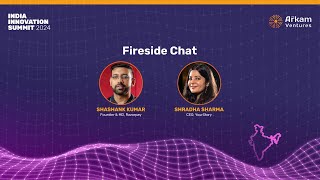 Fireside Chat Shashank Kumar Founder amp MD Razorpay with Shradha Sharma Founder amp CEO YourStory [upl. by Nnaitsirhc123]