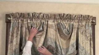 How to Style Empire Window Valances from Touch of Class [upl. by Mychael]