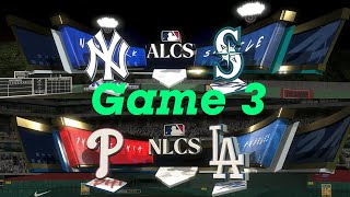 League Championship Series Game 3  Mock MLB The Show 24 Postseason [upl. by Boot]