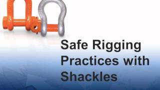 Safety Webinar Proper Use of Shackles [upl. by Mohammed]