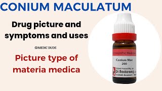 Conium maculatum Homoeopathic Medicine Symptoms and uses [upl. by Asil55]