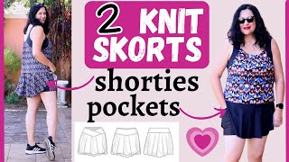 CUTEST knit SKORTS amp SHORTIES Duet GreenStyle Hidden pockets  comfy waistband 30 OFF [upl. by Anivlem554]