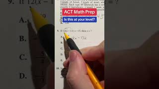 Math ACT practice examples 9 math actmath [upl. by Fisher841]