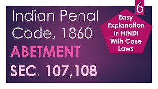 Abetment  Indian Penal Code  UGC  NET [upl. by Ignatia]