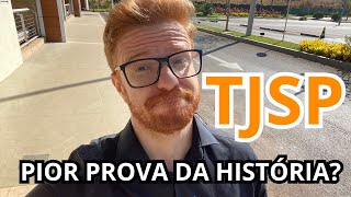 TJSP ESCREVENTE  PIOR PROVA DA HISTÓRIA [upl. by Ys423]