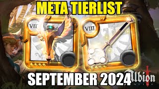 SEPTEMBER 2024 META TIERLIST  Albion Online [upl. by Rosmarin]