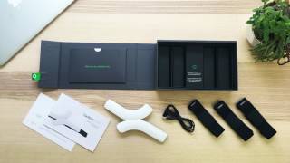 QardioCore  Wireless Continuous ECG Monitor Unboxing [upl. by Anaibaf]