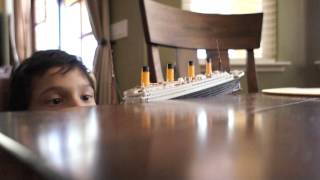 Model Titanic Sinking [upl. by Eicam]