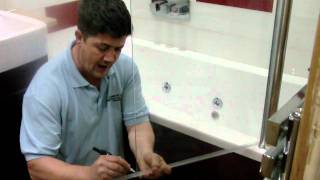 How To Replace an Old Bath Shower Screen Seal [upl. by Llertnom514]