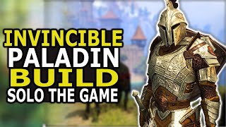 ESO Invincible Solo Templar Build  A Paladin that can Solo the Game [upl. by Elleda114]