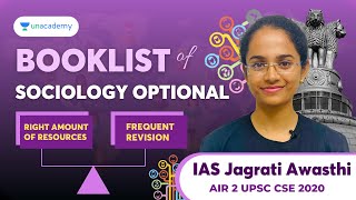 Sociology Booklist amp Resources of Jagrati Awasthi  AIR 2 UPSC 2020  Sociology Optional for UPSC [upl. by Cindra431]