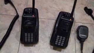 Motorola HT1000 Full Keypad DTMF Twin Pack [upl. by Lrac887]