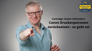 Canon Druckerpatronen zurücksetzen Video [upl. by Nomzaj]