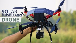 Self Charging Solar Surveillance Drone With Action Camera Mount [upl. by Pelagias724]