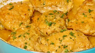 FÁCIL POLLO A LA MOSTAZA Súper jugosa blanda y deliciosa Receta casera [upl. by Reivilo]