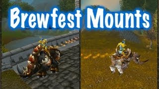 Brewfest Mounts Guide World of Warcraft [upl. by Keare]