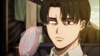 Retired Levi Gives Candy to Kids  Levi Ending Scene [upl. by Annaehr723]