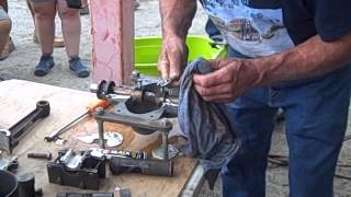 Pouring Babbit Bearings at Mystic 2013 [upl. by Leler]