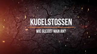 Kugelstossen Wie gleitet man an [upl. by Harri]