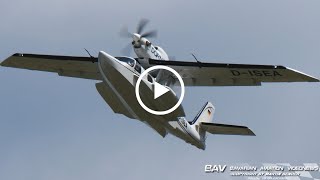 Dornier CD2 Seastar  Dornier Seawings GmbH DISEA  go around at Oberpfaffenhofen Airport [upl. by Rehpotsyrk942]