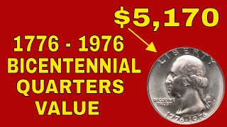 1976 Bicentennial quarters value 1976 Washington bicentennial quarters worth money [upl. by Trebornhoj998]