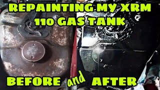 Repainting my XRM110 gas tank [upl. by Kone]