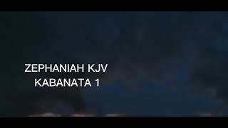 ZEPHANIAH KJV TAGALOG VERSION KABANATA 1 [upl. by Allerym]