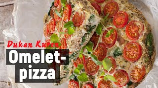 Dukan Kuren fase 2 Omelet Pizza [upl. by Ahtreb471]