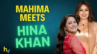 Mahima Chaudhry Cancer Survivor Meets Hina Khan An Emotional Moment  Hungama Express [upl. by Olihs]