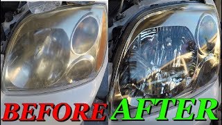 Fastest possible way to restore HEADLIGHTS [upl. by Eppie667]